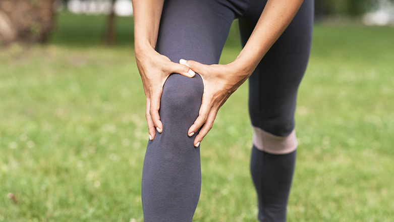 Imagen de una rotura de ligamento cruzado anterior (LCA)